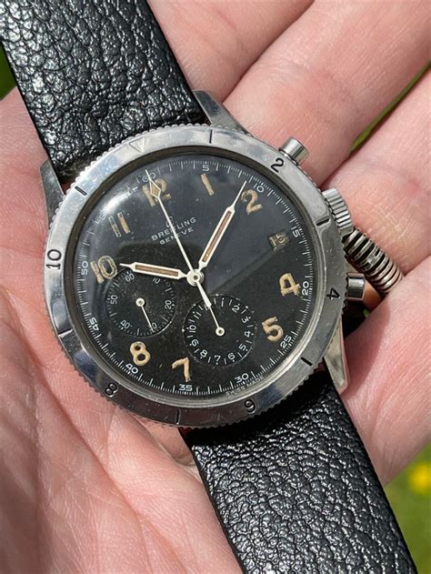 breitling antique watches|1960s breitling co pilot watch.